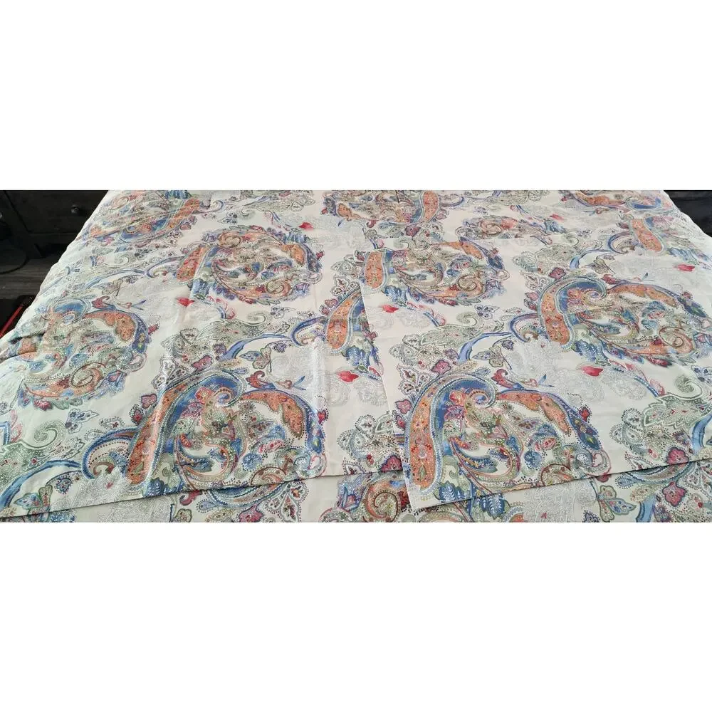 Vintage Chaps Ralph Lauren Coral Sands Queen Comforter Dust Ruffle Shams